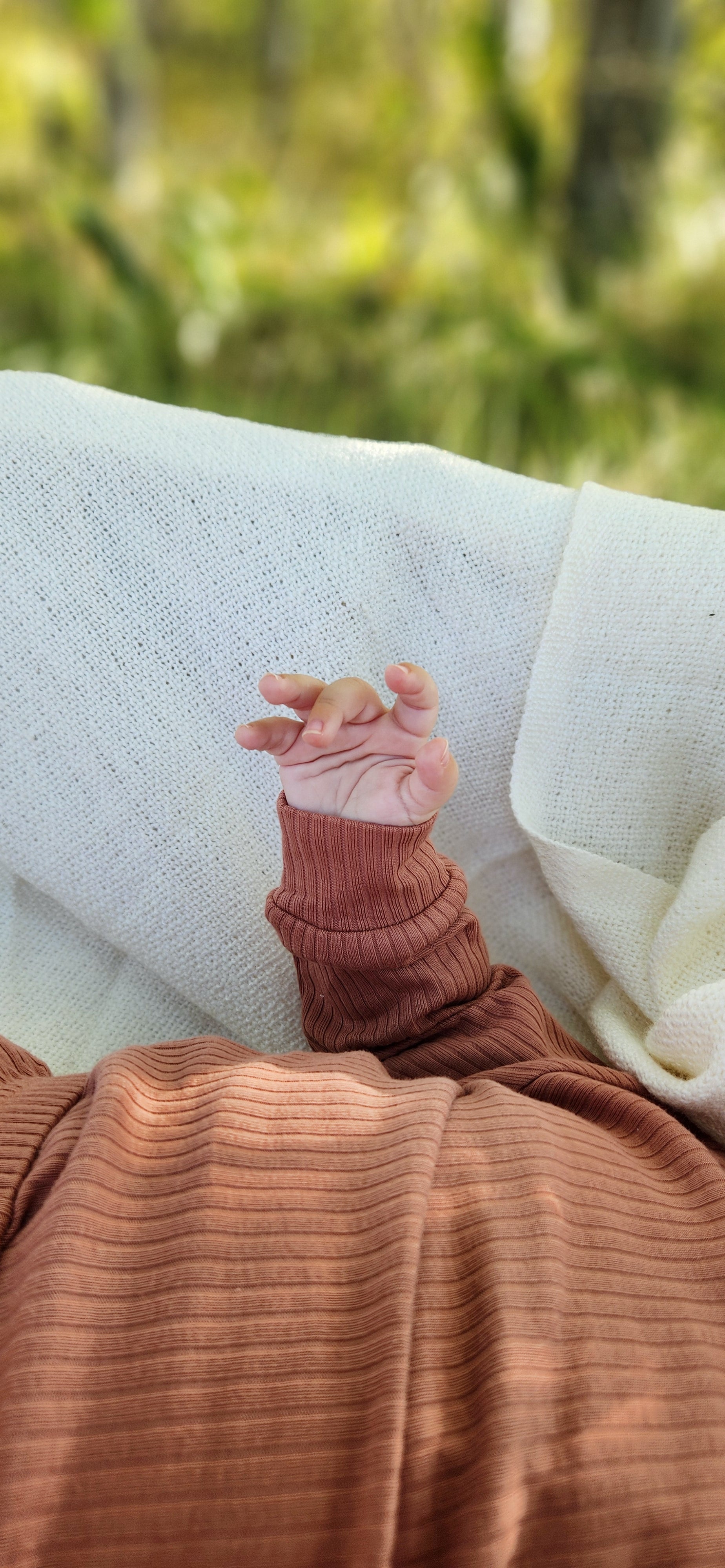 Organic Cotton Two-Piece Baby Outfit, Pink Terracotta | ba.be.O Canada