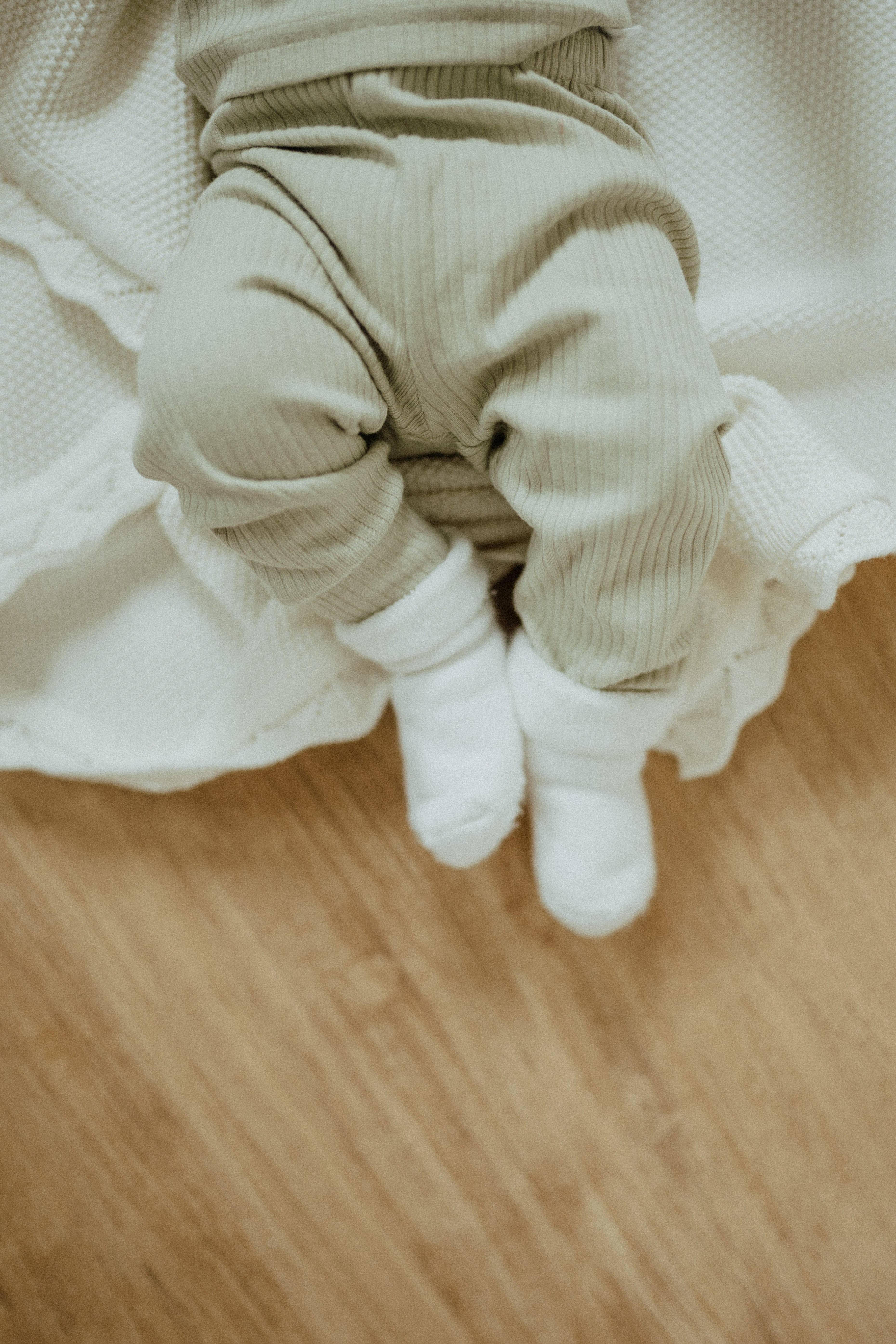 Organic Cotton Two-Piece Baby Outfit, Light Sage | ba.be.O Canada