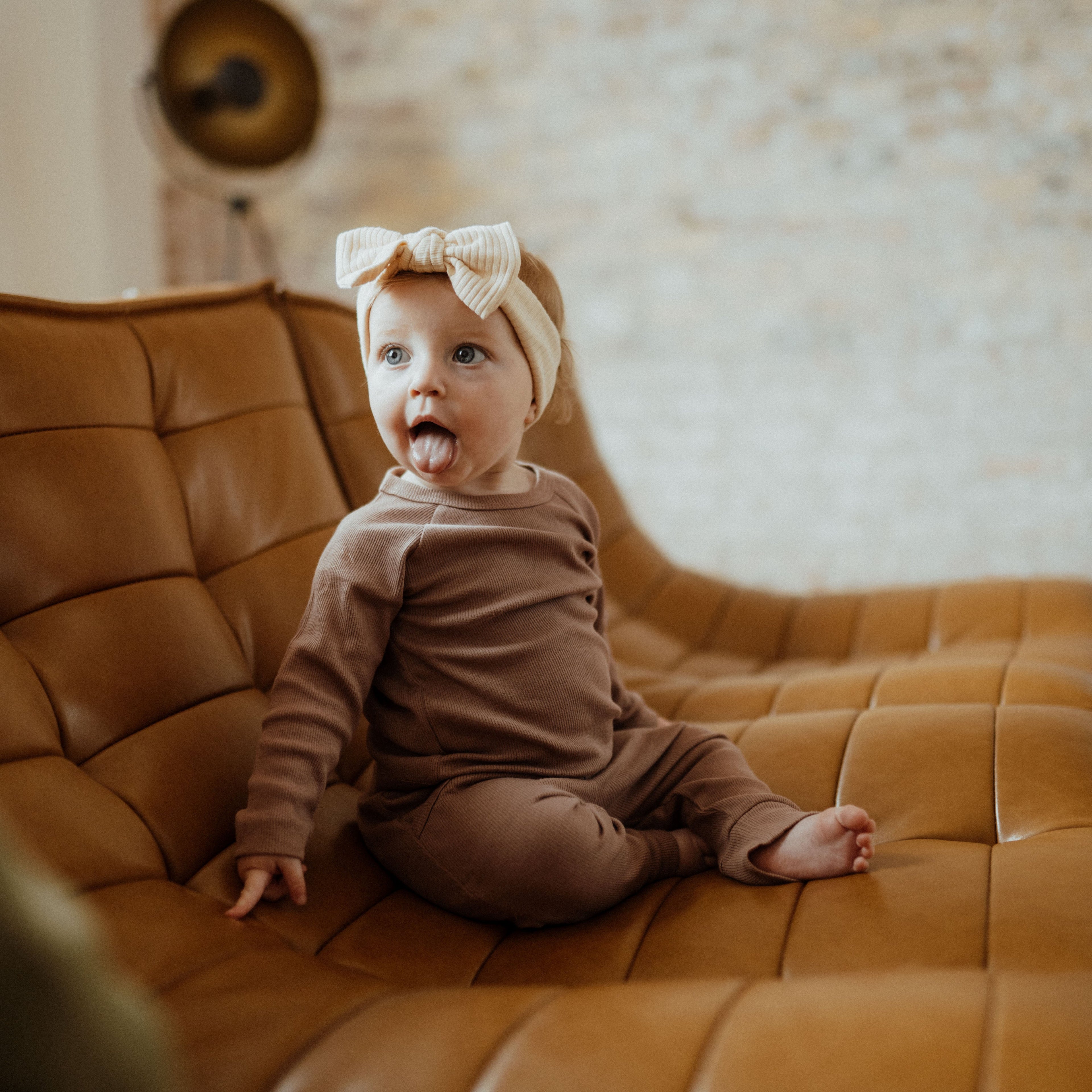 Ribbed Jogger Set – Mauve