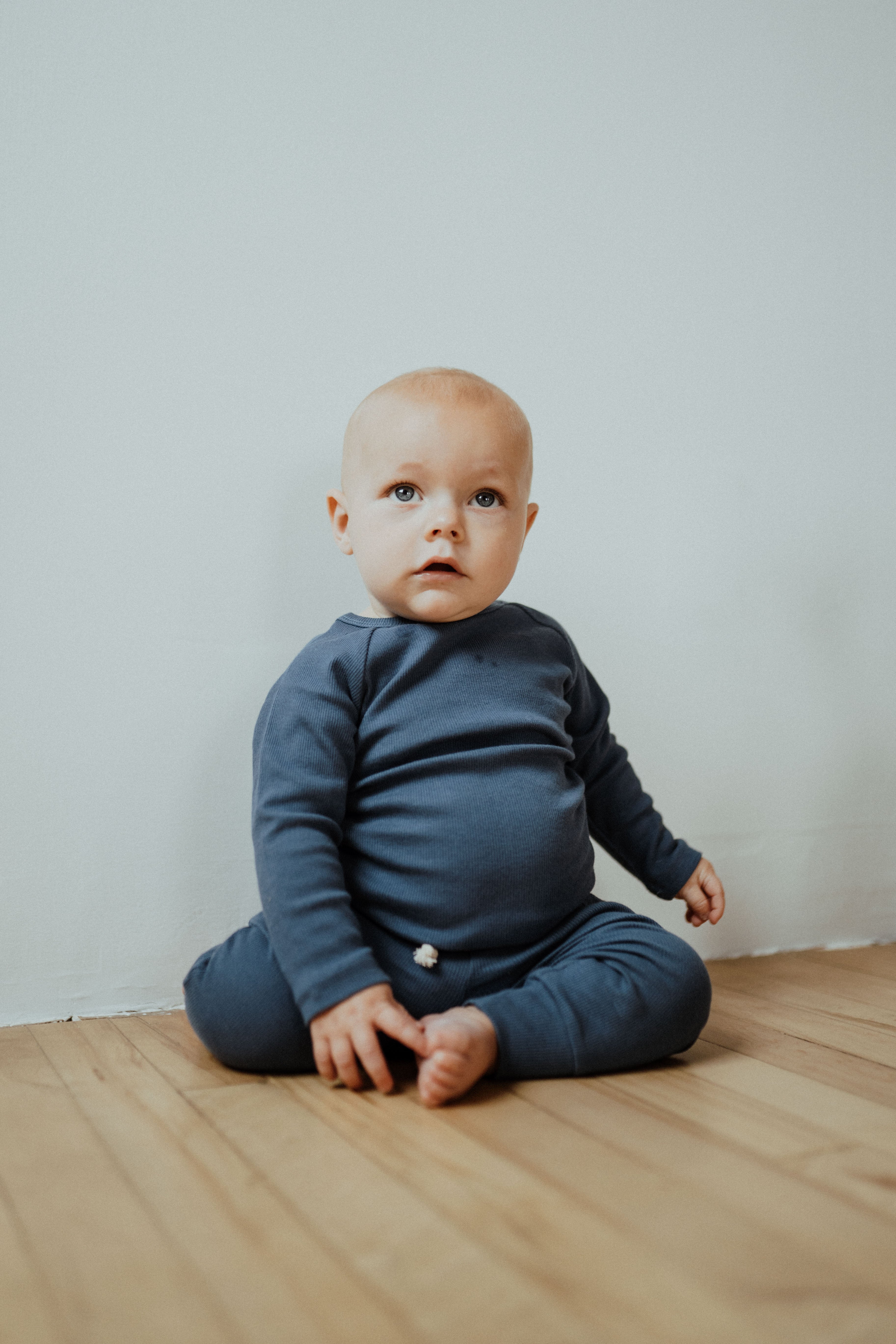 Ribbed Jogger Set – Dark Blue