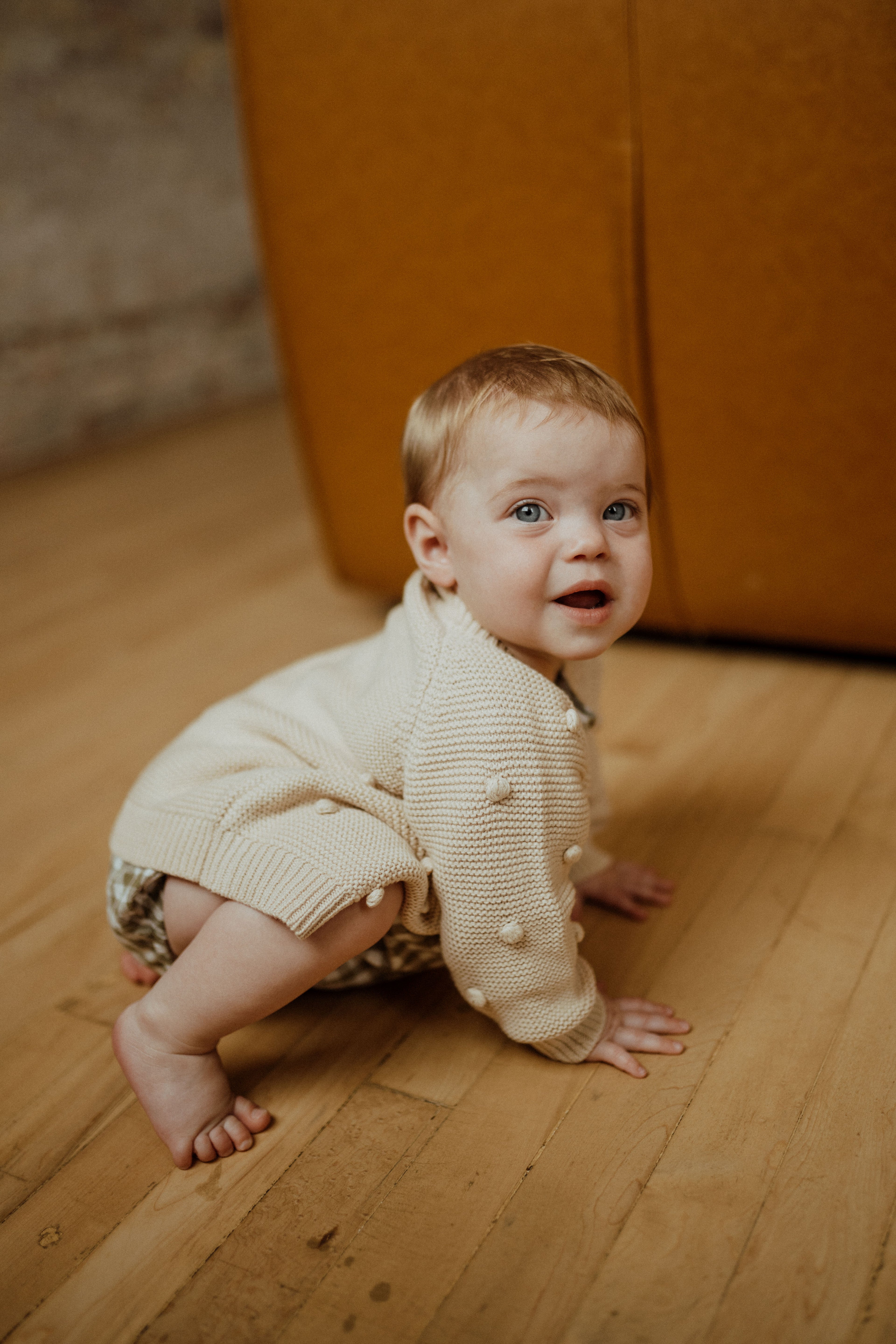 Dot Cardigan - Cream
