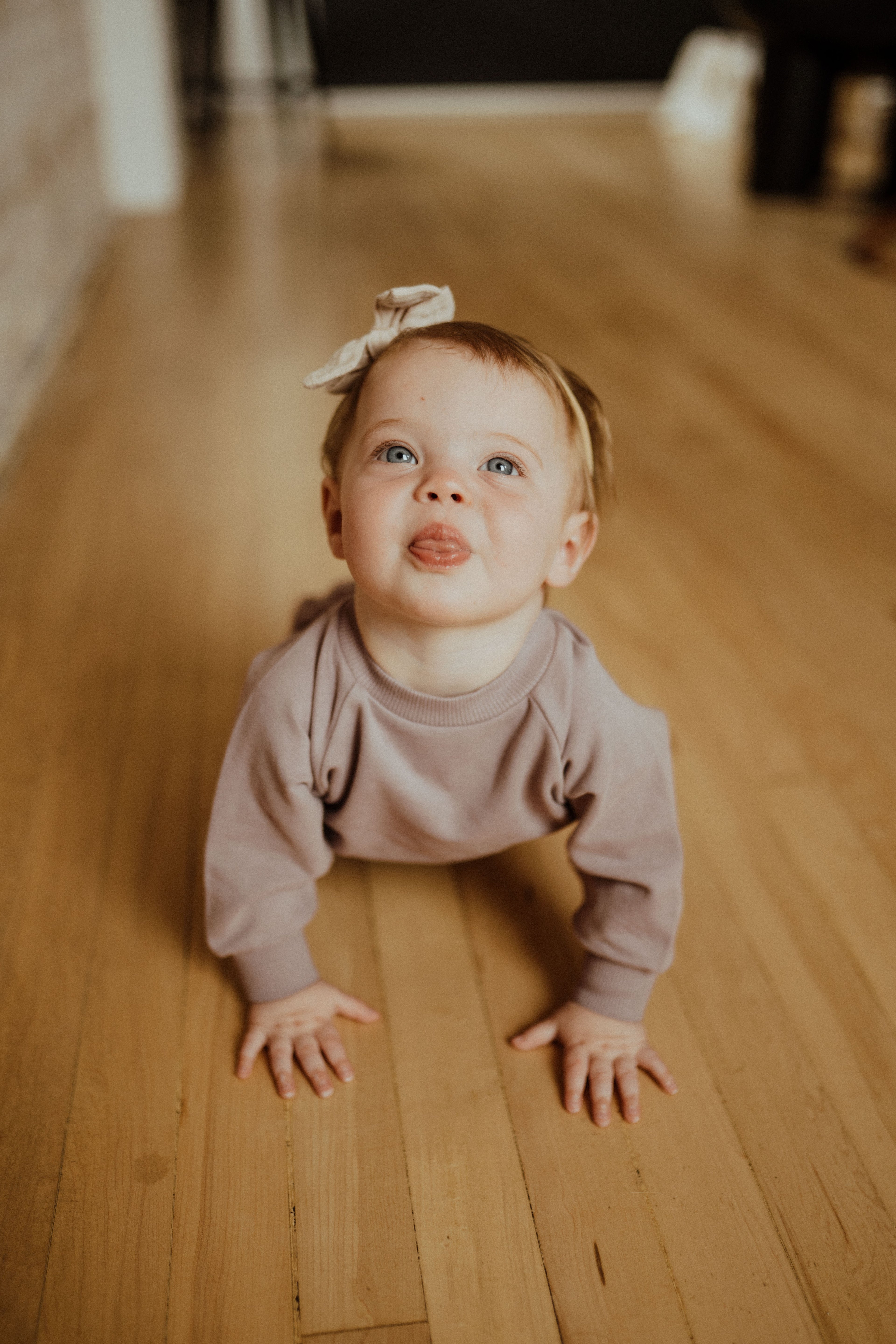 Organic Cotton Baby & Toddler Sweatsuit, Iris | ba.be.O Canada