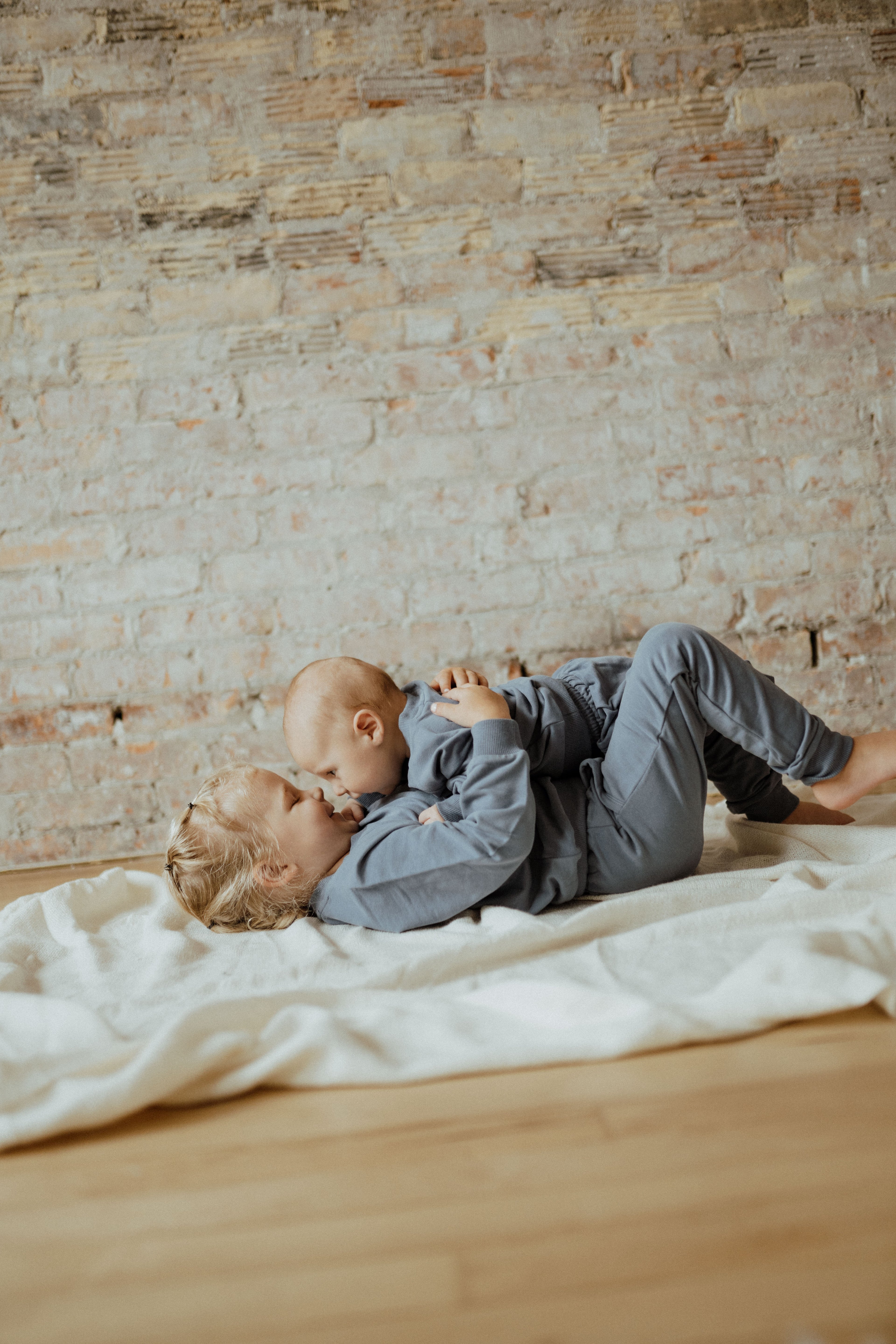 Organic Cotton Baby & Toddler Sweatsuit, Blue | ba.be.O Canada