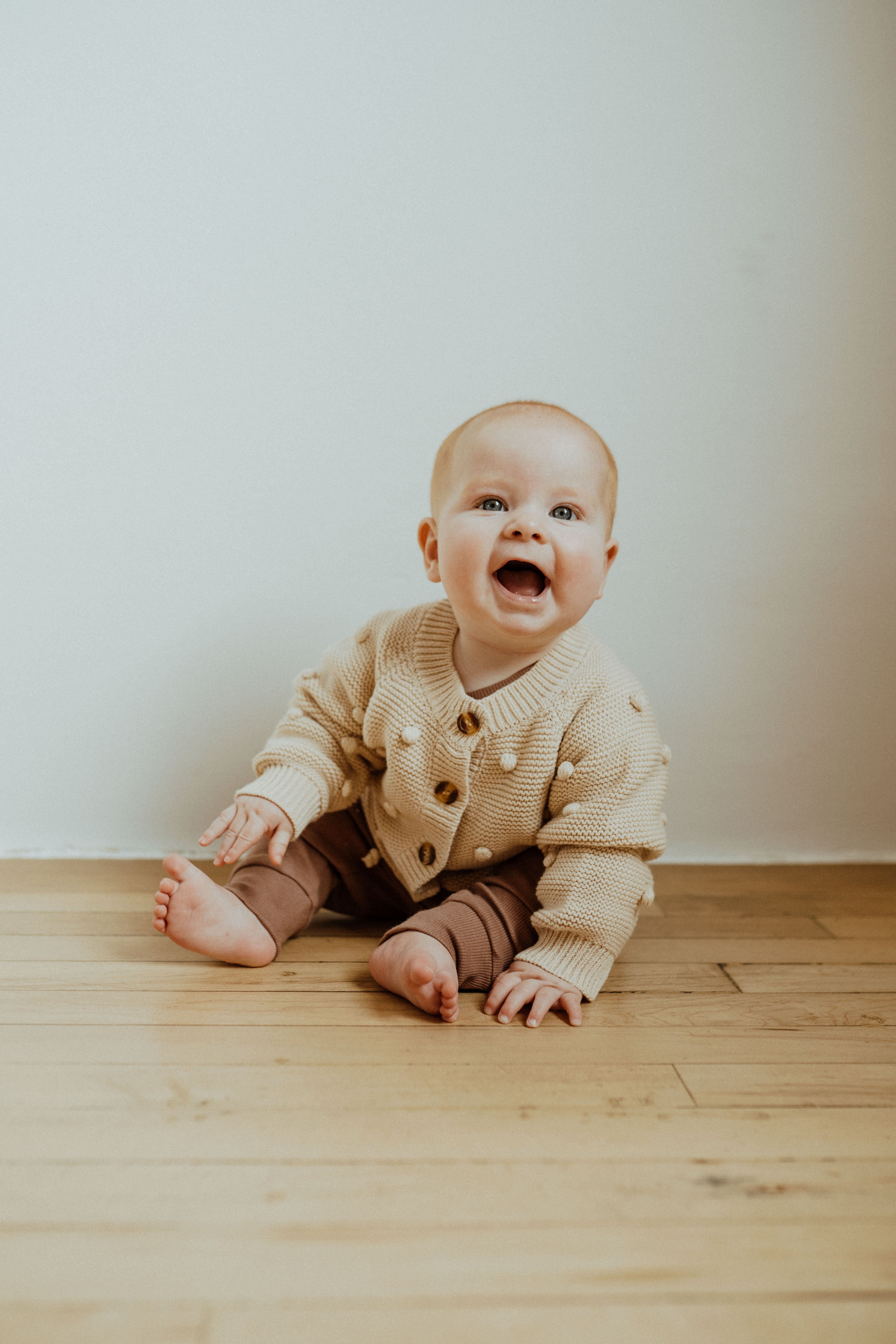 Dot Cardigan - Cream