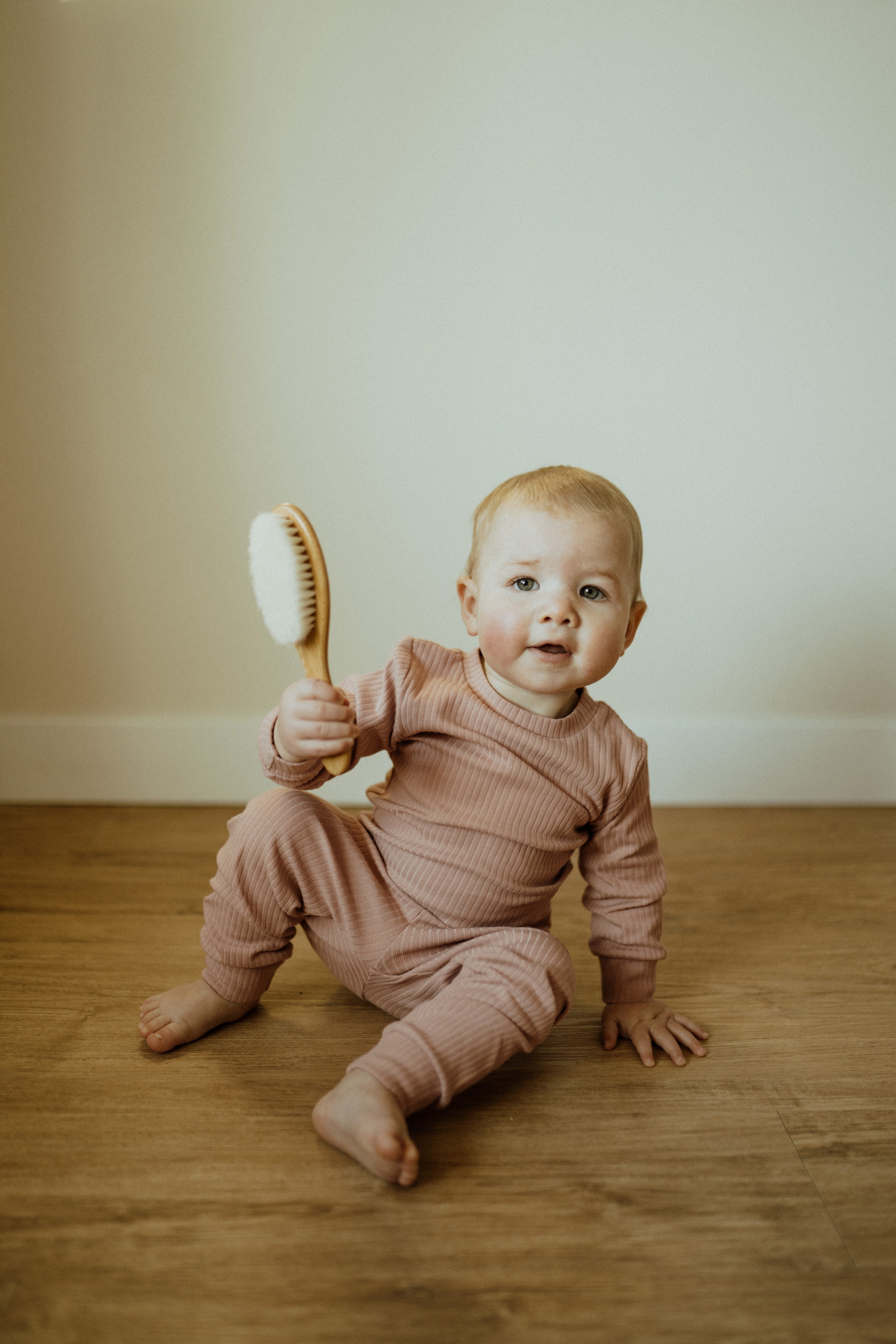 Rose organic cotton baby two-piece outfit Canada; Baby matching set Rose organic cotton ba.be.O; Rose infant two-piece clothing set organic cotton Canada