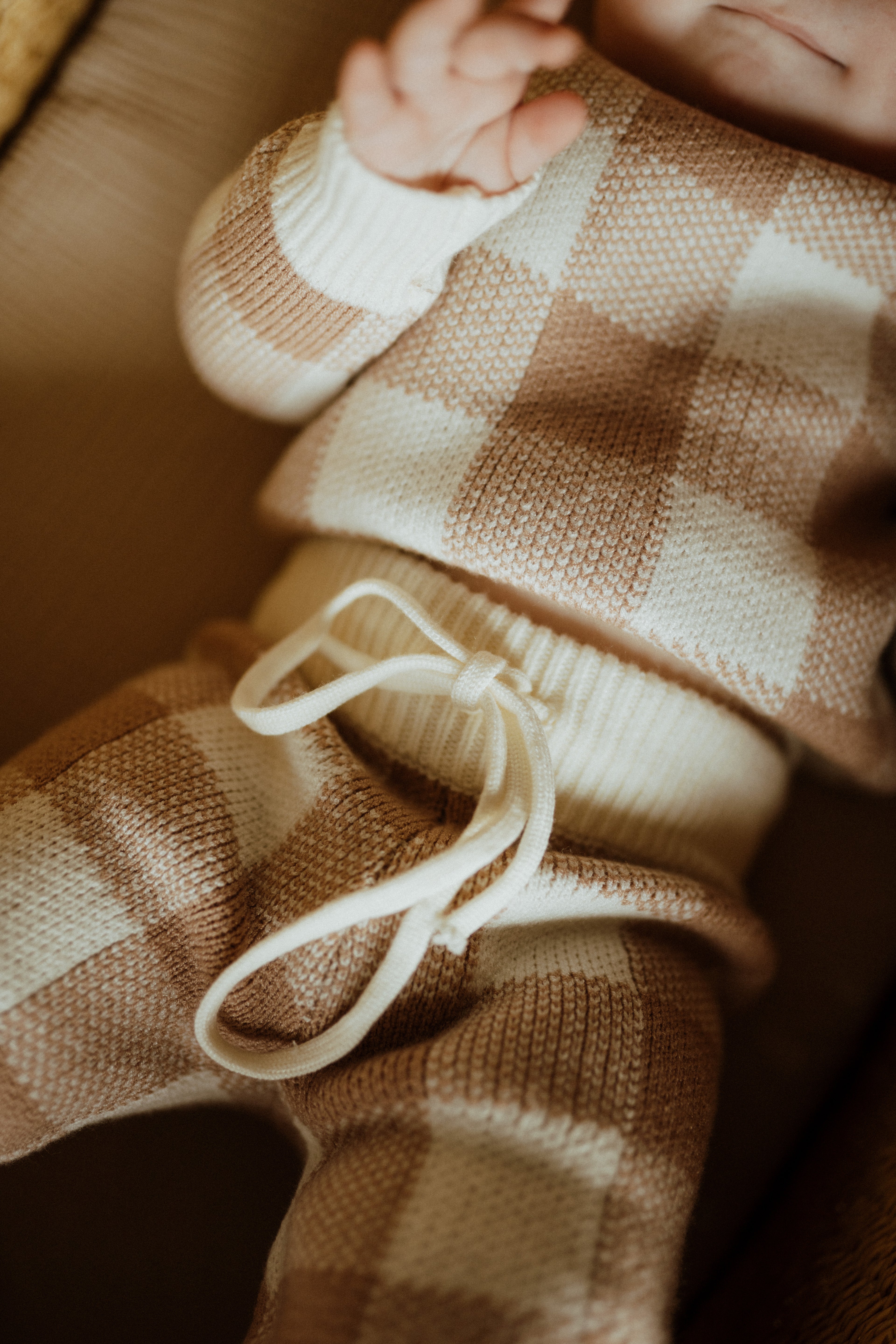 Checkered Knit Suit – Dusty Rose | ba.be.O Canada