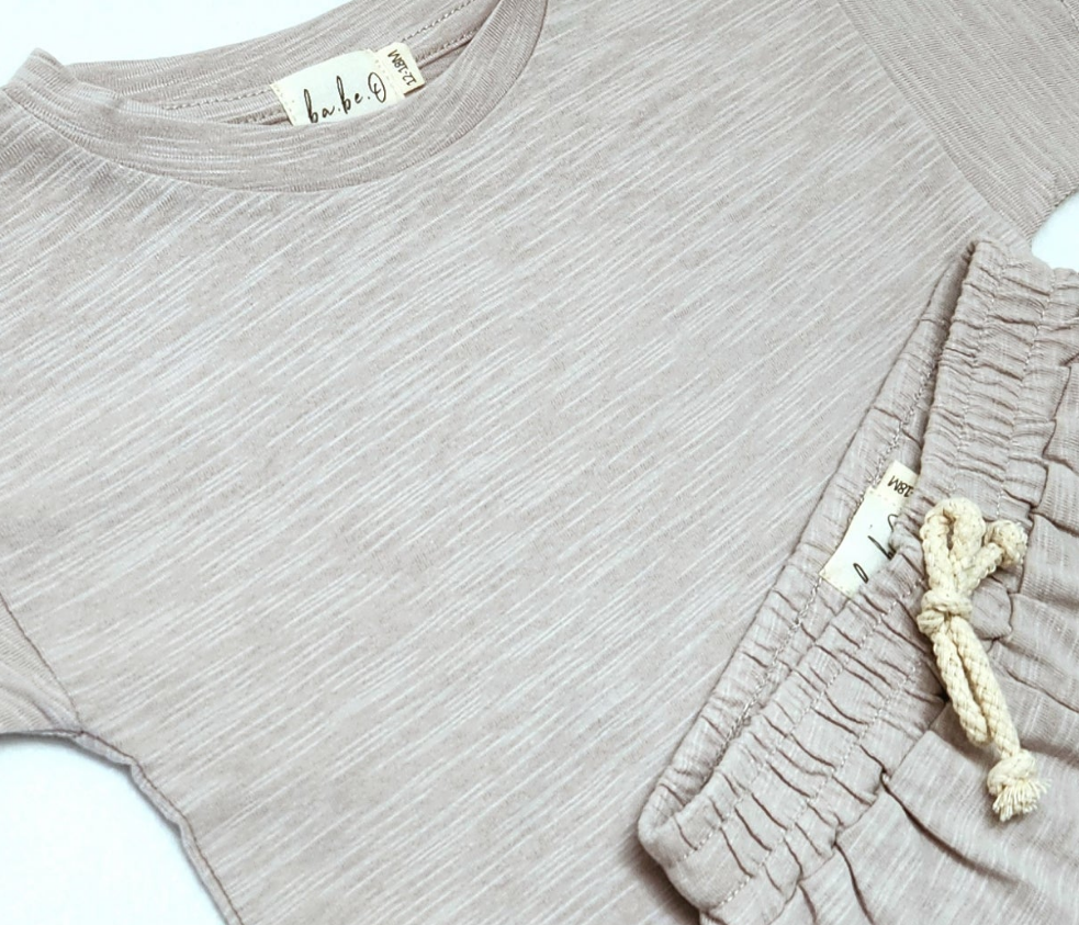 Short Set - Warm Grey