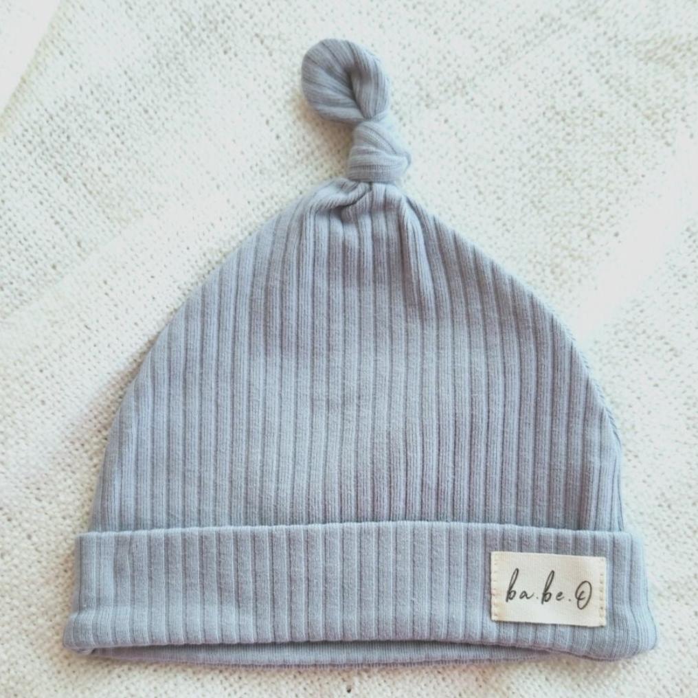 Knotted Cap - Harbour Blue