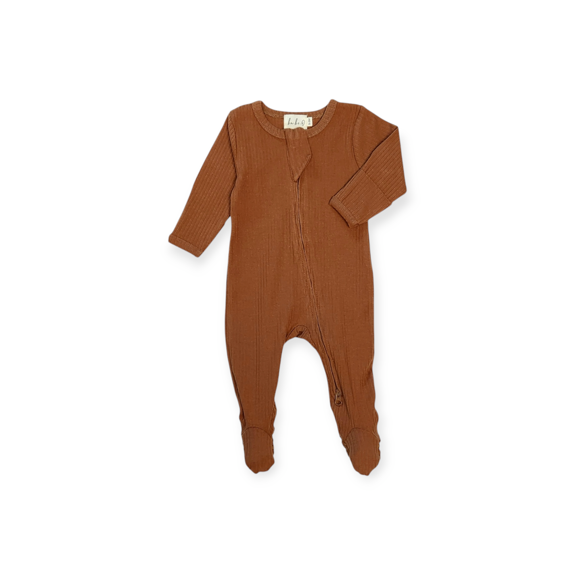 Organic Cotton Baby Sleeper‚ Rust | ba.be.O