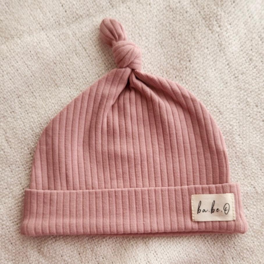 Knotted Cap - Rose