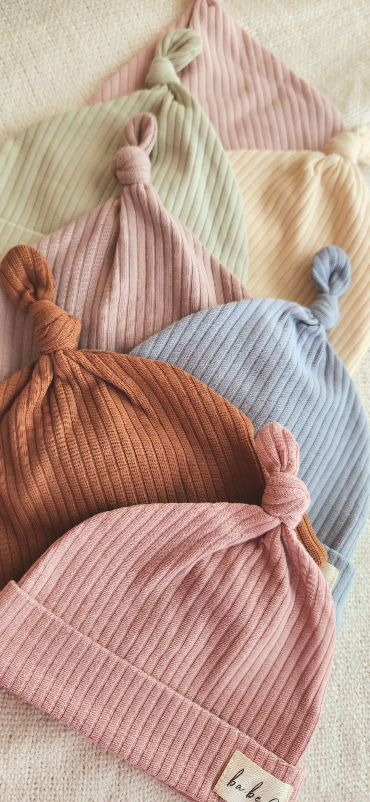 Knotted Cap - Rose