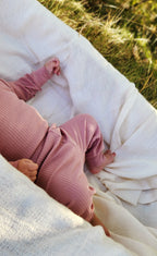 Organic Cotton Two-Piece Baby Outfit, Rose | ba.be.O Canada
