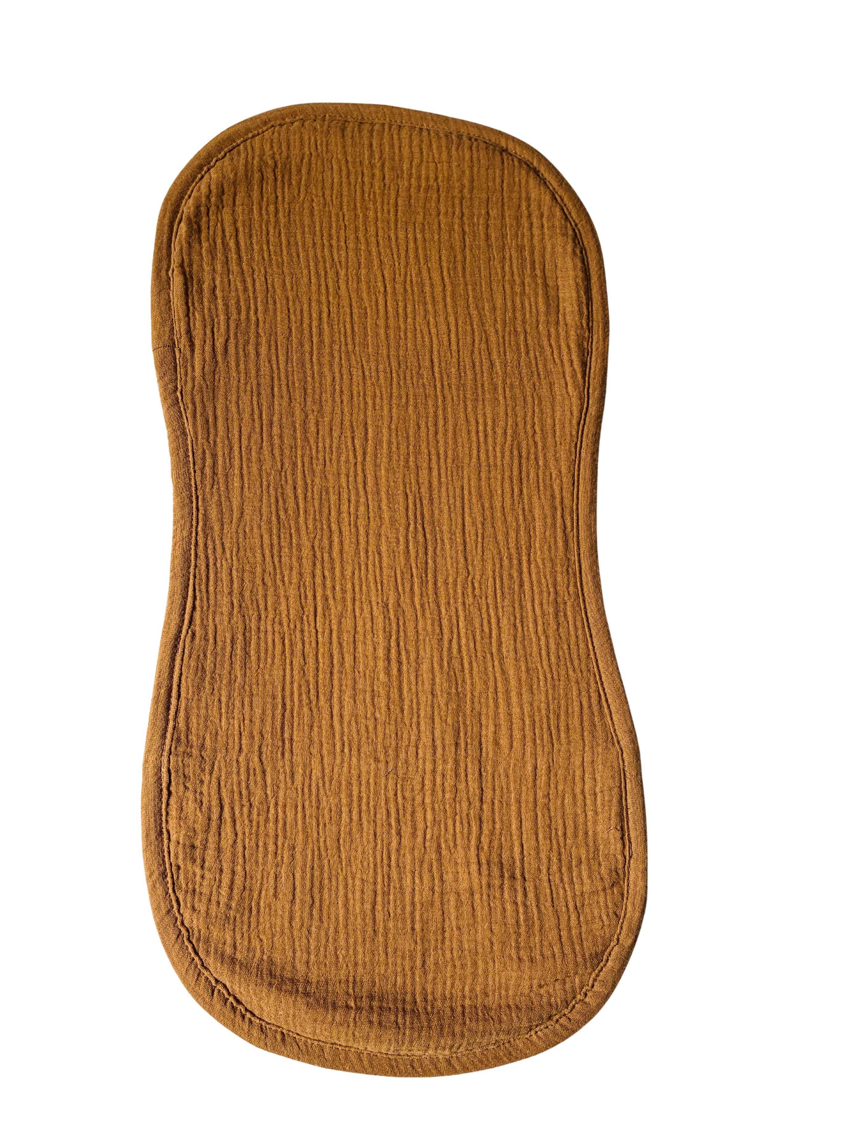 Organic Cotton Burp Cloths - Copper