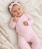 Pointelle Kimono Set - Bubblegum Pink