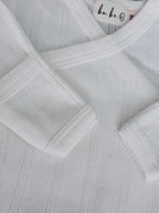 Pointelle Kimono Set - Simply White