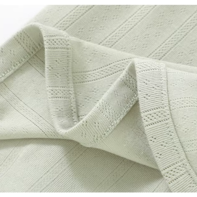 Pointelle Swaddle Blanket