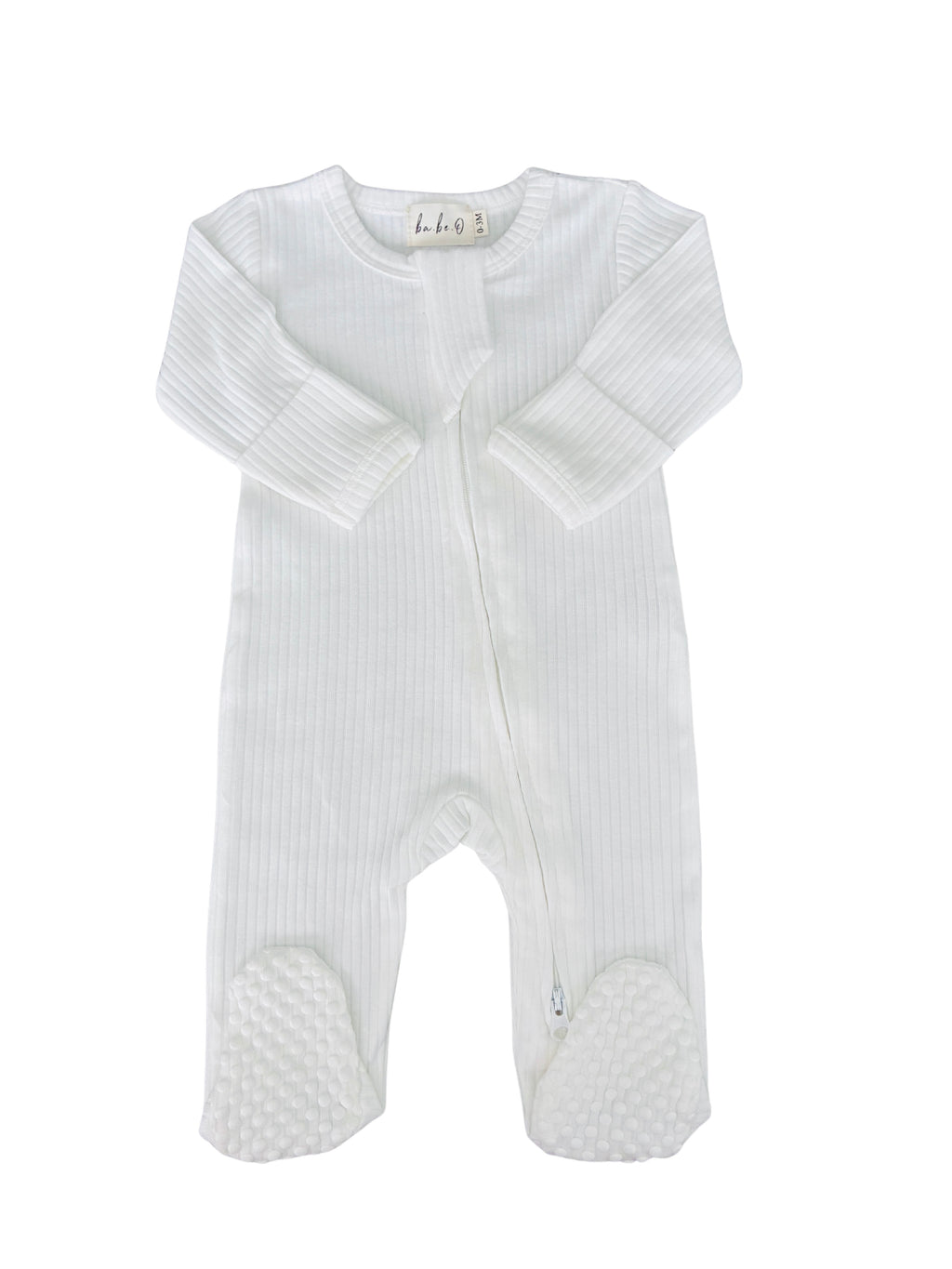 Organic Cotton Baby Sleeper - Snow