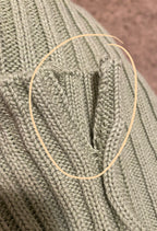 Oops Knit Romper - Sage