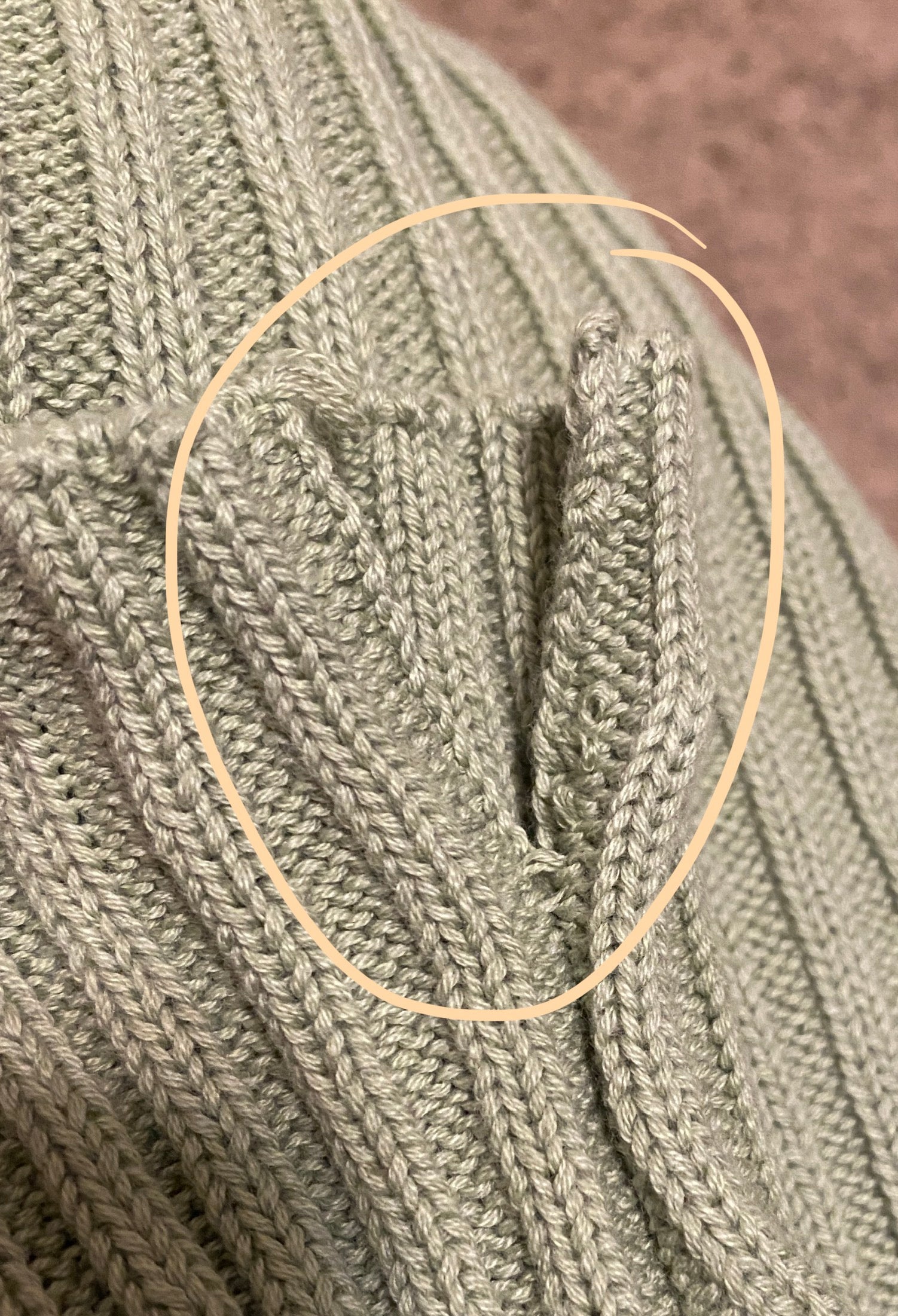 Oops Knit Romper - Sage