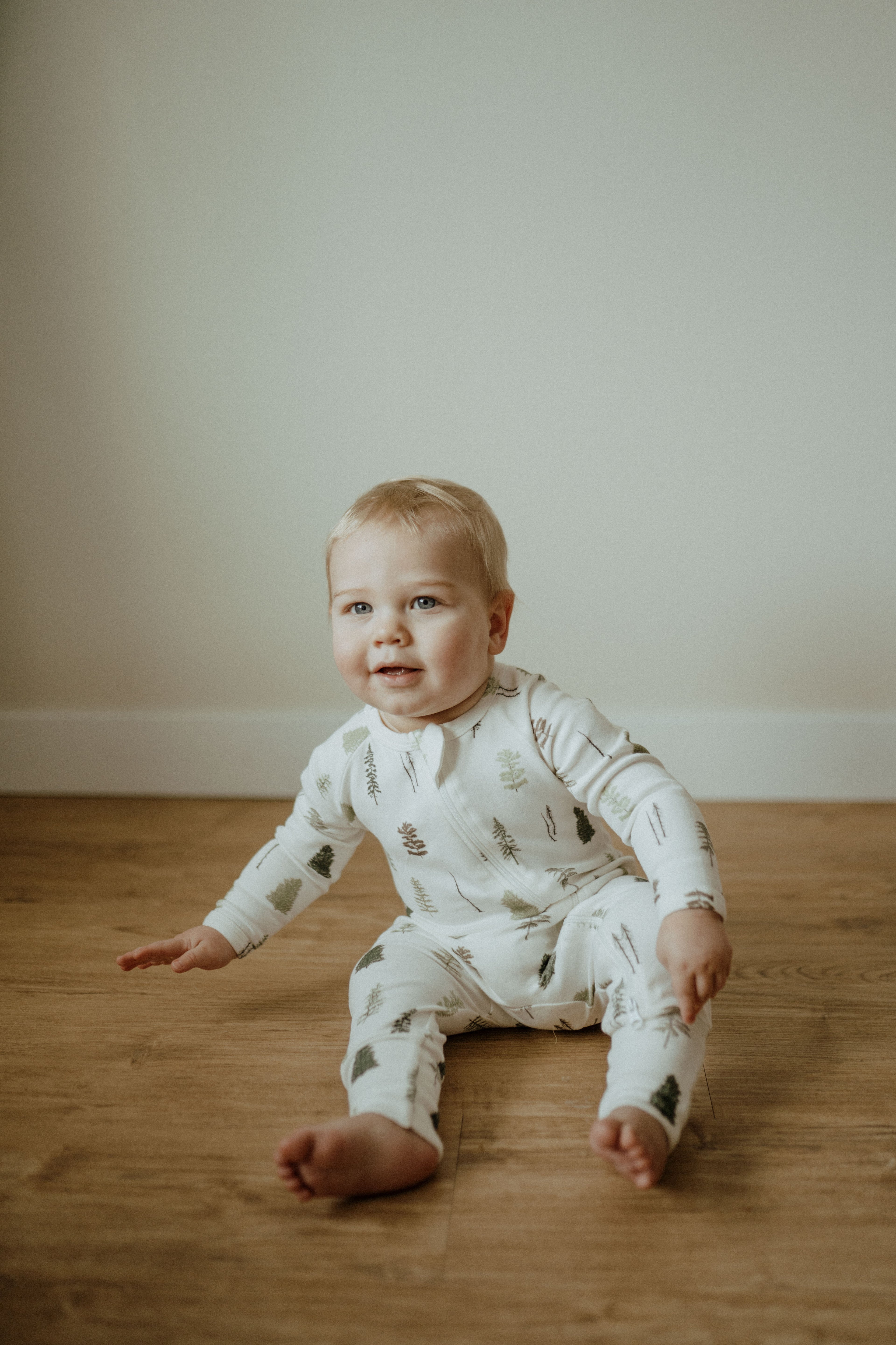 *Exclusive Print Tree Sleeper Organic Cotton