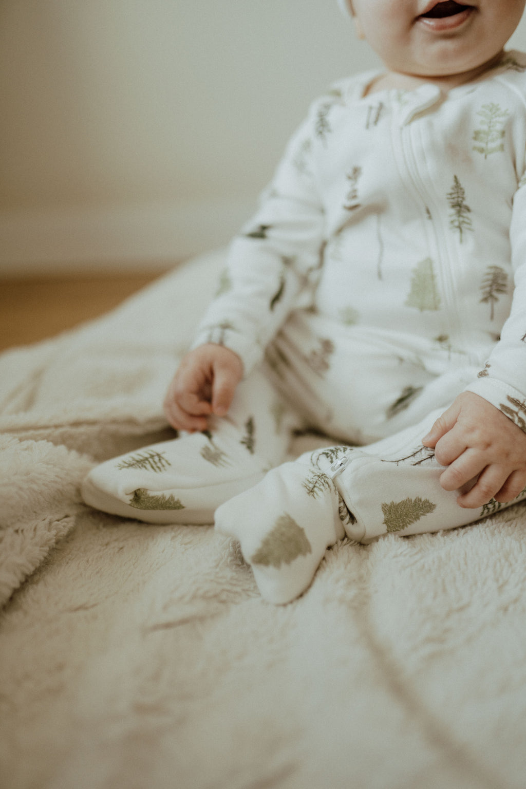 *Exclusive Print Tree Sleeper Organic Cotton