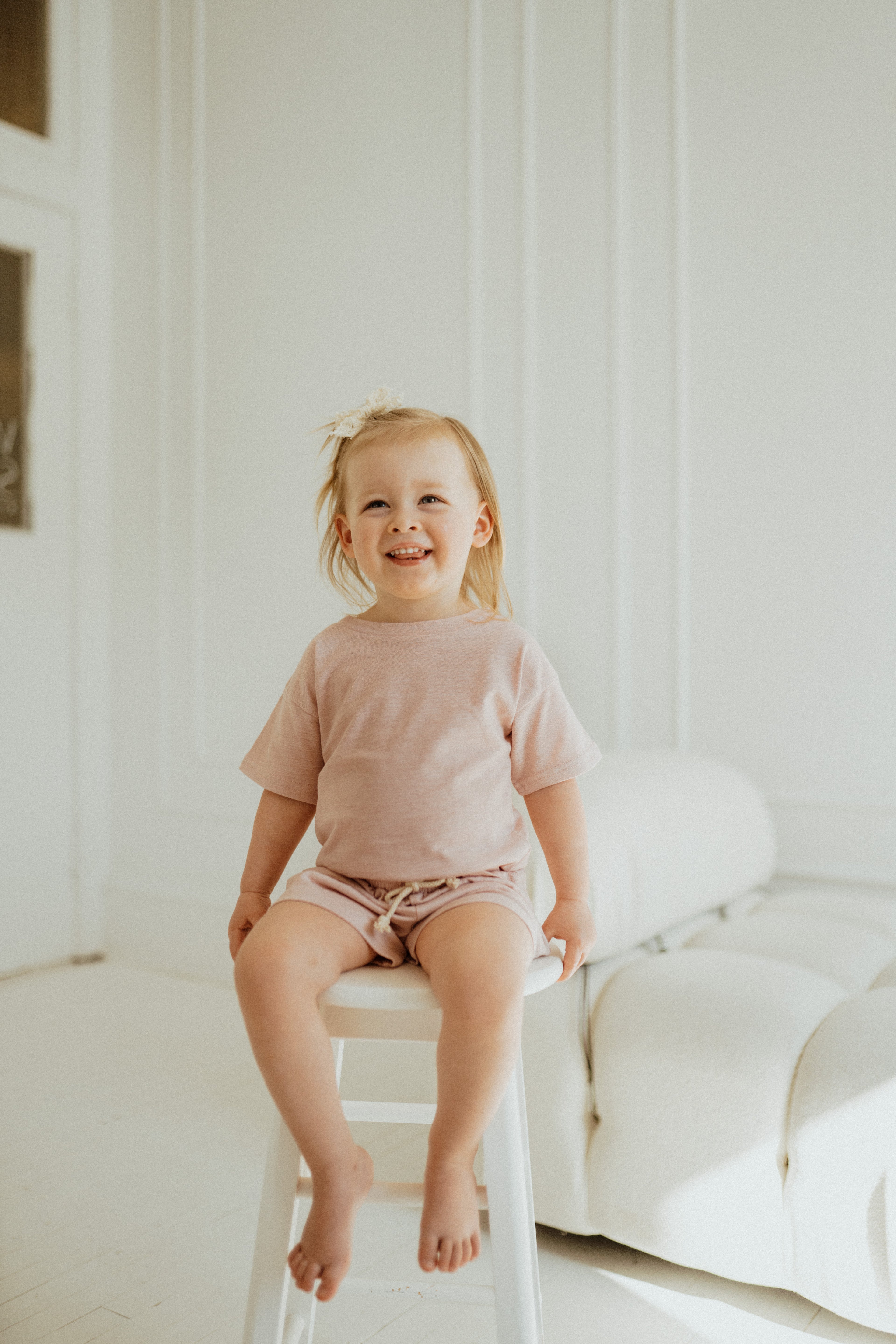 Short Set - Heathered Pink