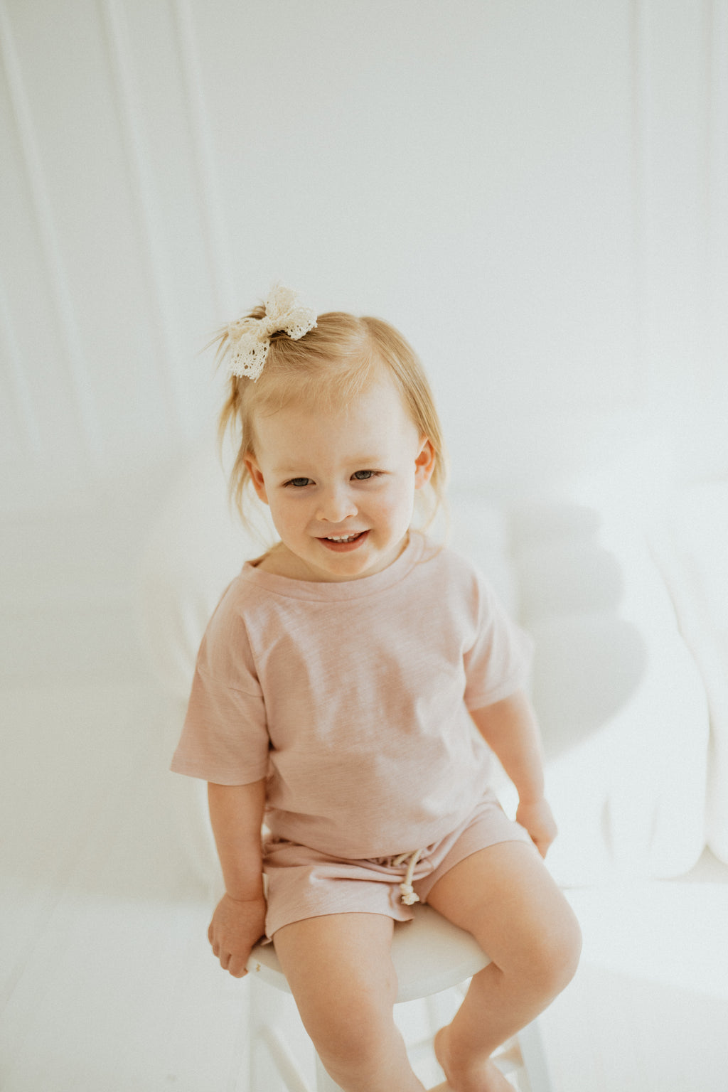 Short Set - Heathered Pink