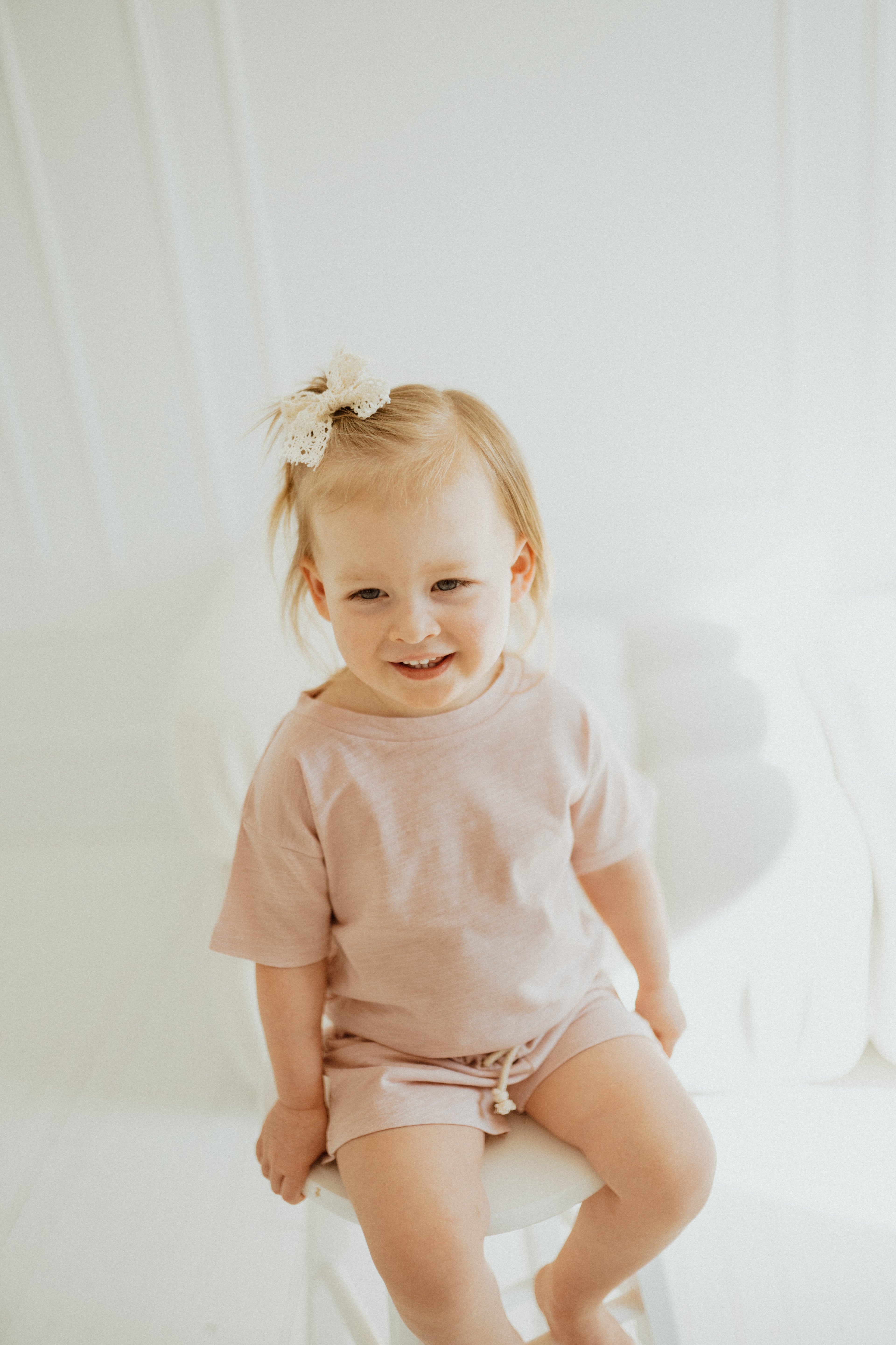 Short Set - Heathered Pink