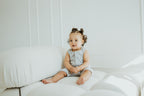 Ribbed Tank Romper - Heathered Grey