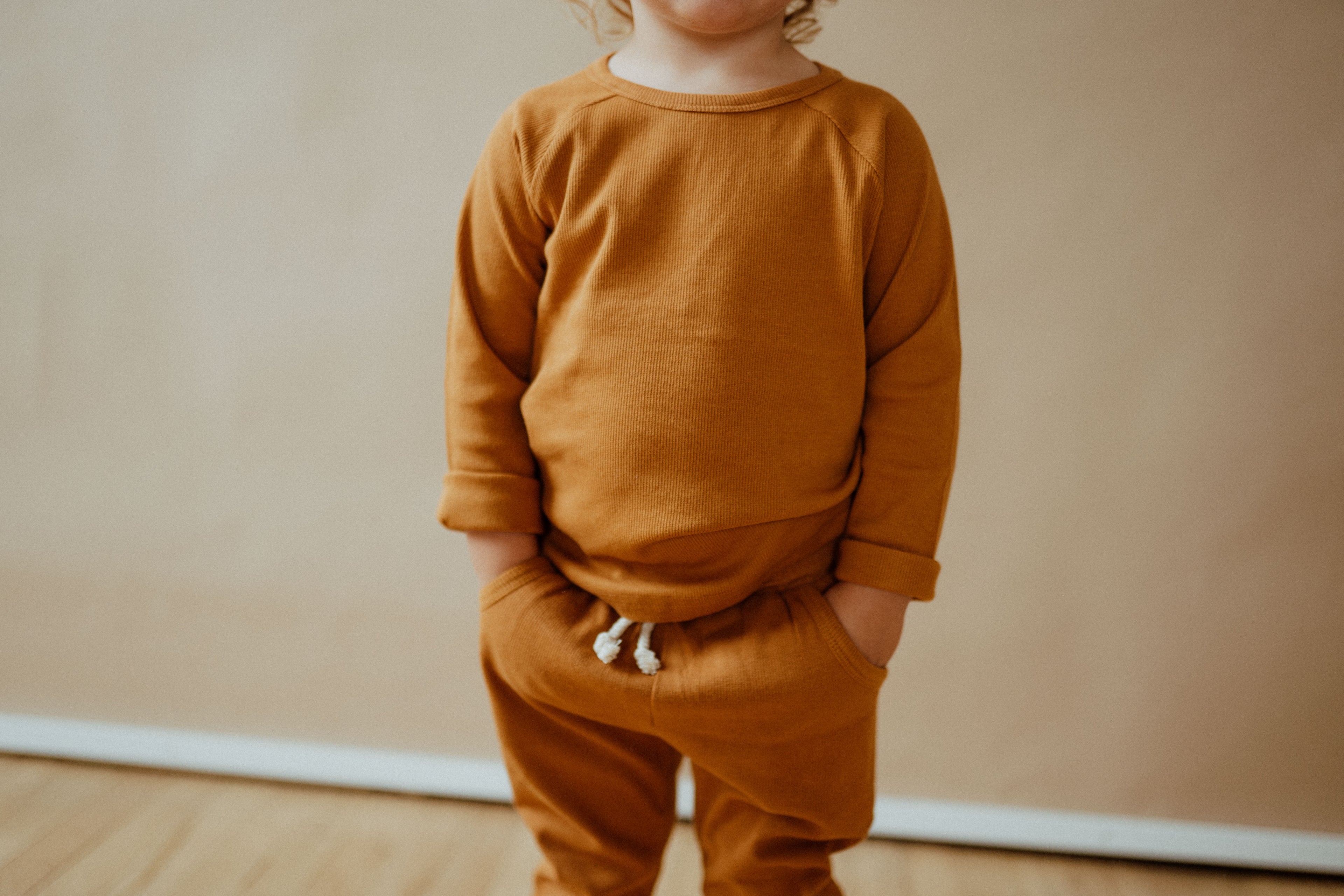 Ribbed Jogger Set – Copper