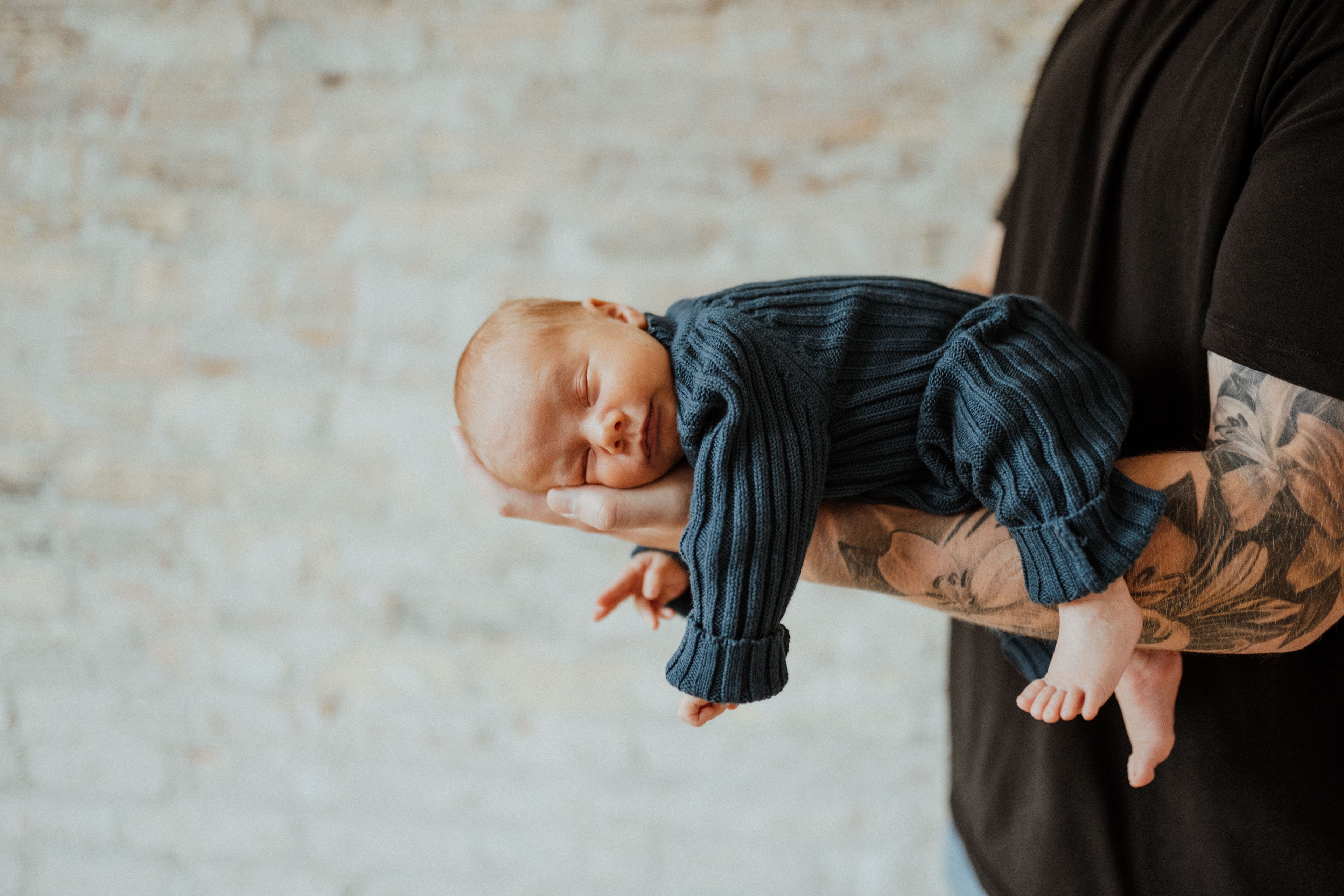 Knit Romper – Navy