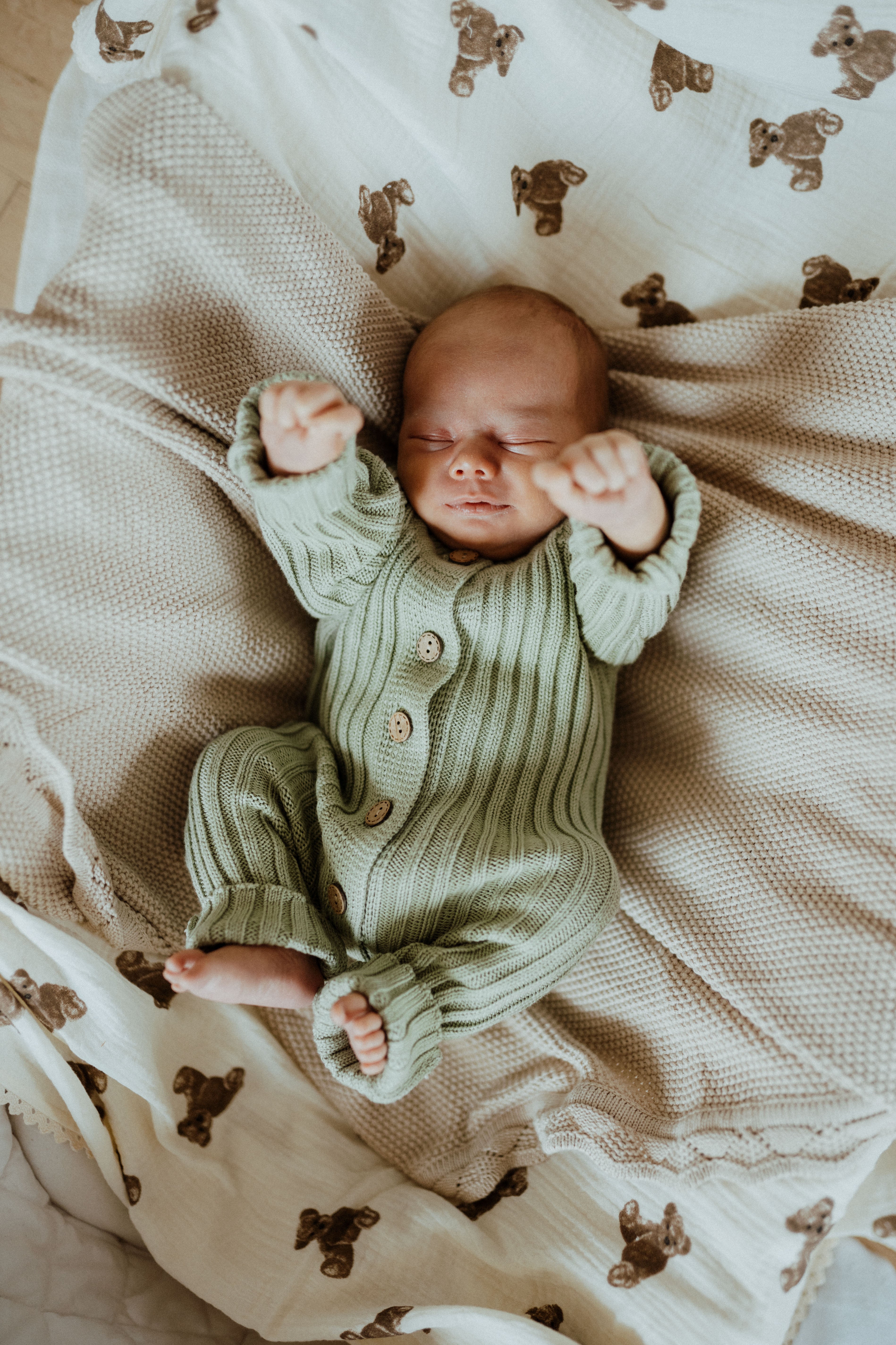Knit Romper - Sage