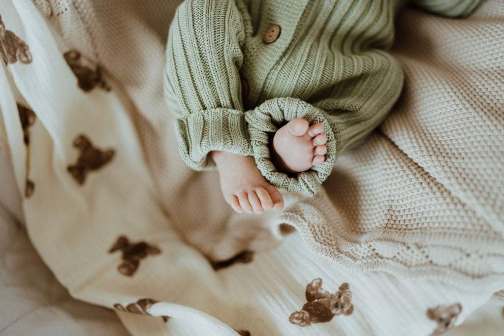 Knit Romper - Sage