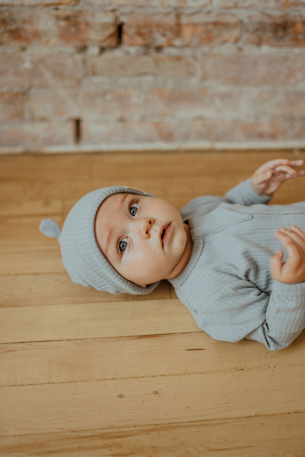 Harbour Blue organic cotton baby sleeper NB, 0-3M, 3-6M, 6-12M Canada;Harbour Blue newborn romper NB Canadian boutique;Harbour Blue infant sleeper NB organic cotton Canada