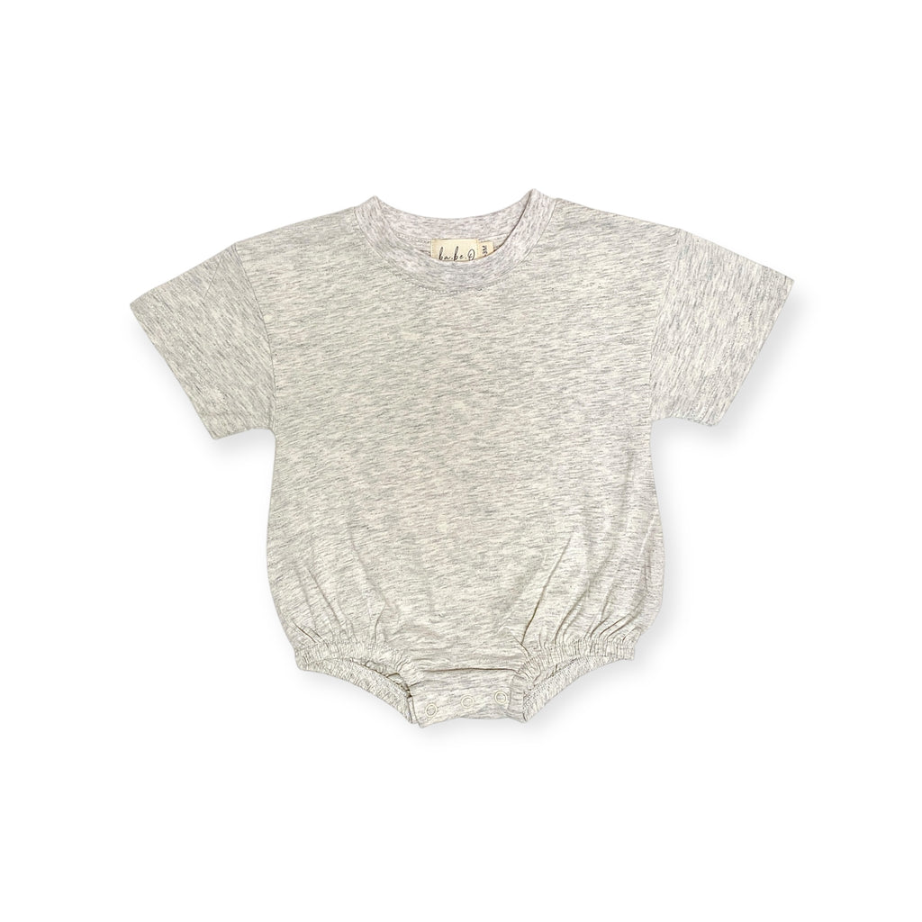 Drop Shoulder - Light Heathered Grey