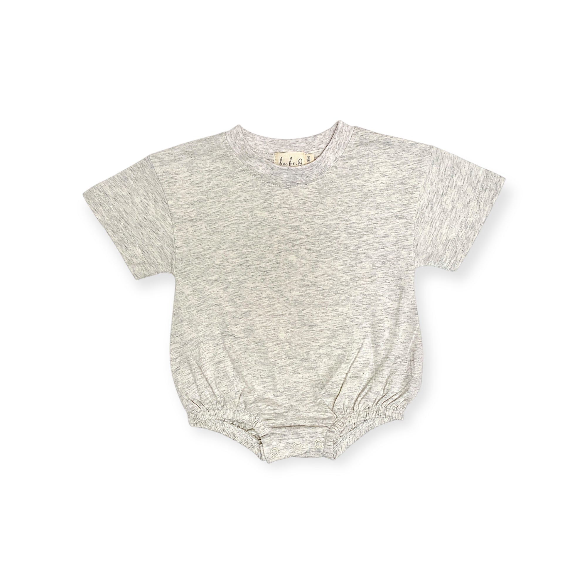 Drop Shoulder - Light Heathered Grey