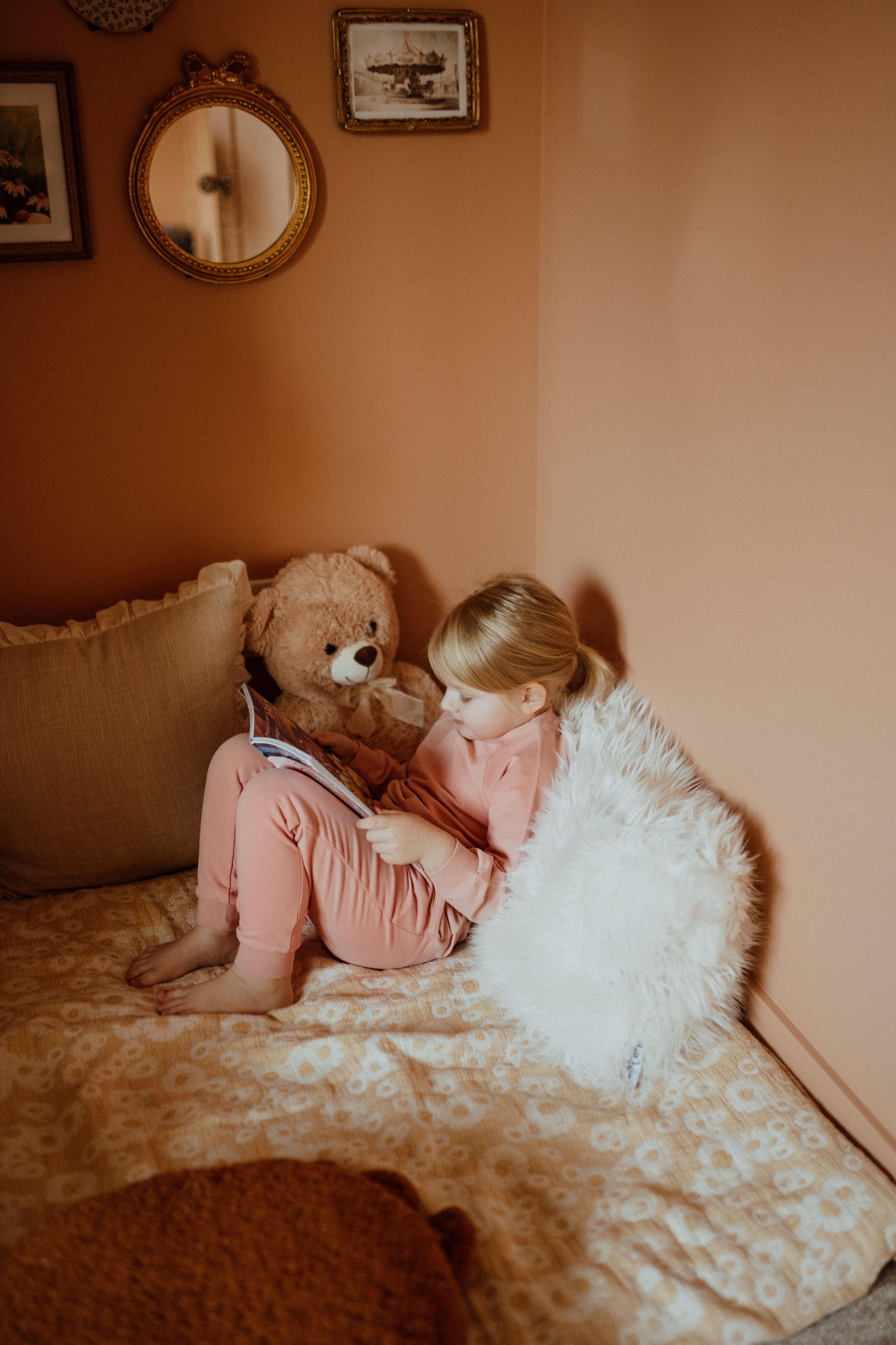 Organic Cotton Baby & Toddler Sweatsuit, Flamingo | ba.be.O