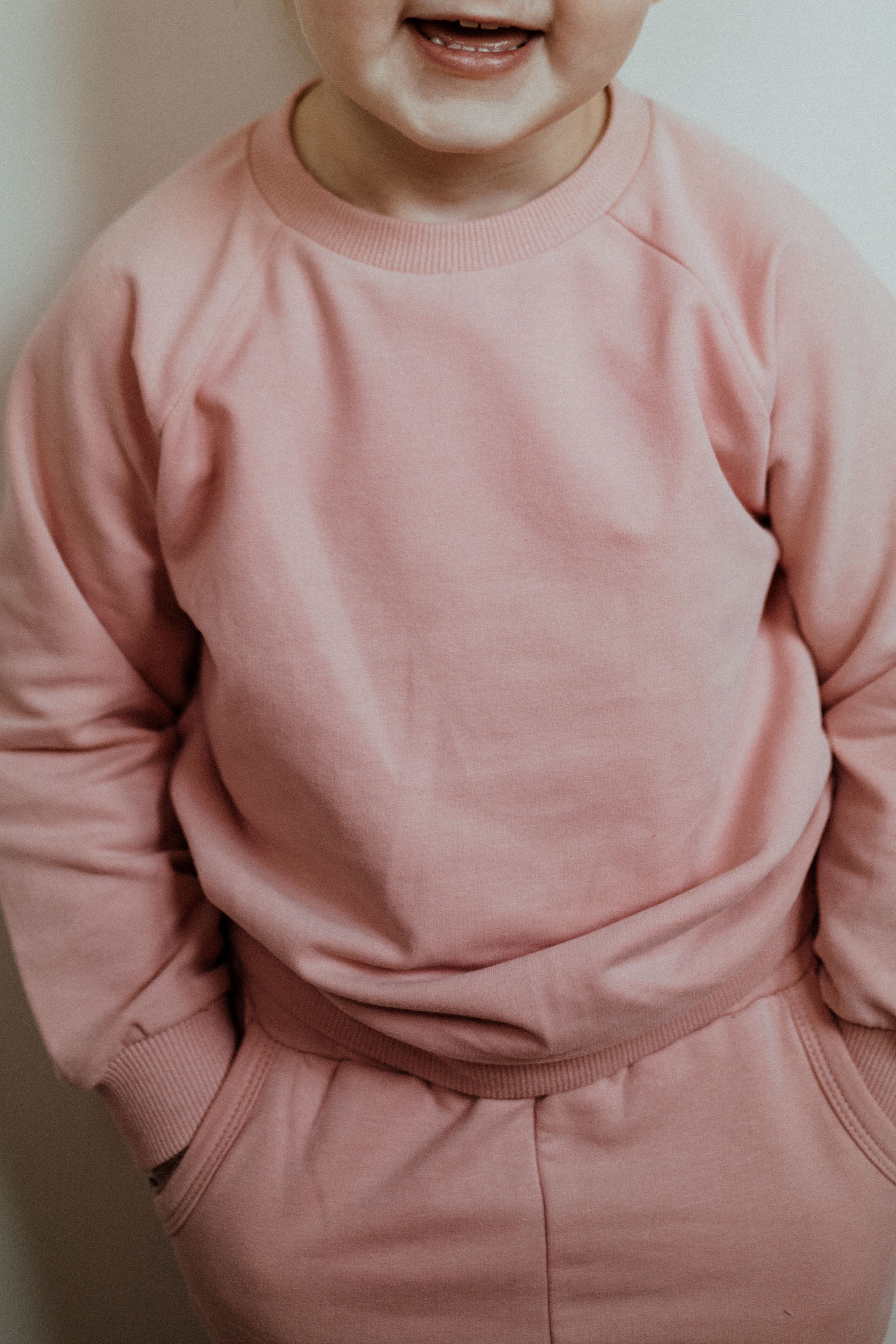 Organic Cotton Baby & Toddler Sweatsuit, Flamingo | ba.be.O