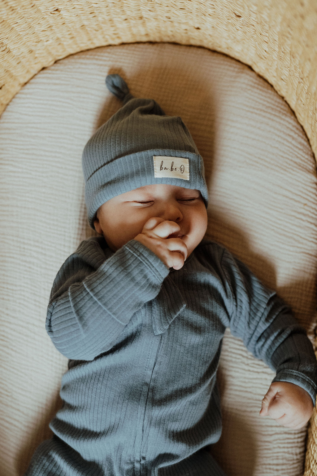 Knotted Cap - Deep Blue