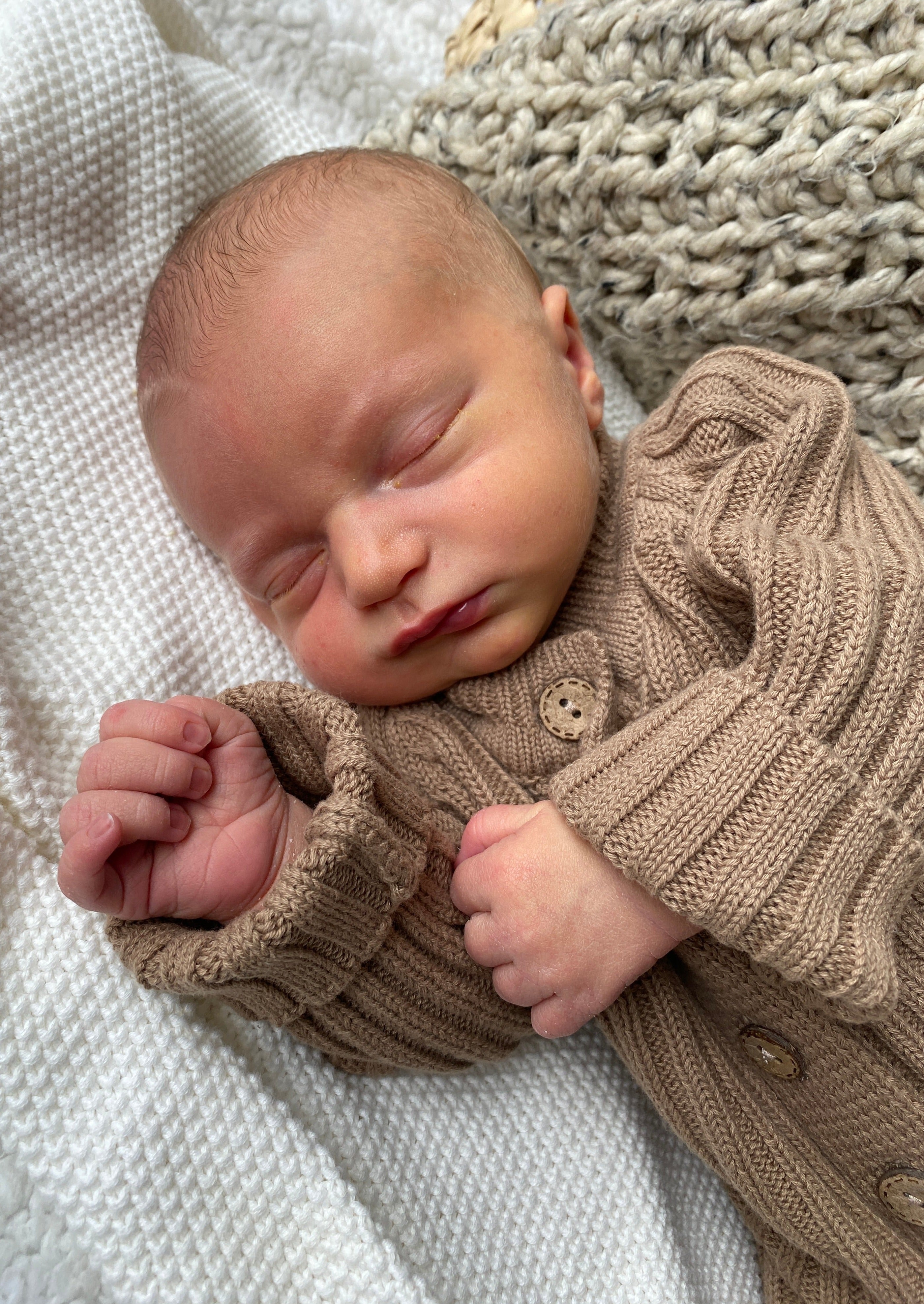 Knit Romper - Cocoa