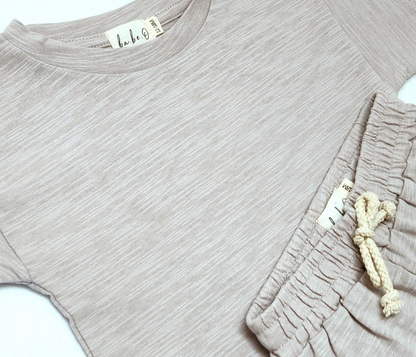 Short Set - Warm Grey