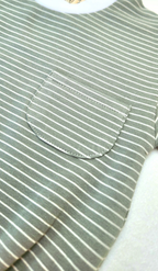 Bubble Romper - Sage Striped