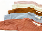 Organic Cotton Two-Piece Baby Outfit, Pink Terracotta | ba.be.O Canada