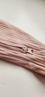 Organic Cotton Baby Sleeper,  Blush | ba.be.O