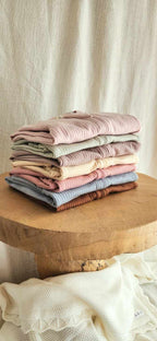 Organic Cotton Baby Sleeper, Light Sage | ba.be.O