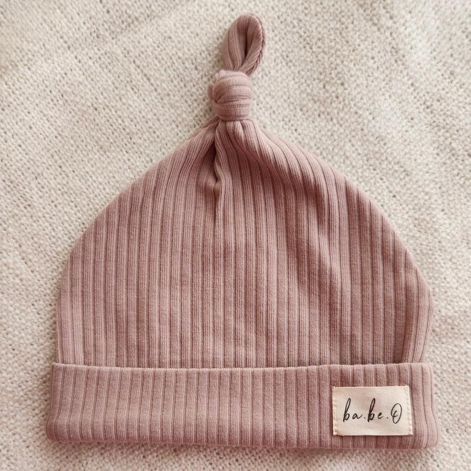 Knotted Cap - Vintage Mauve