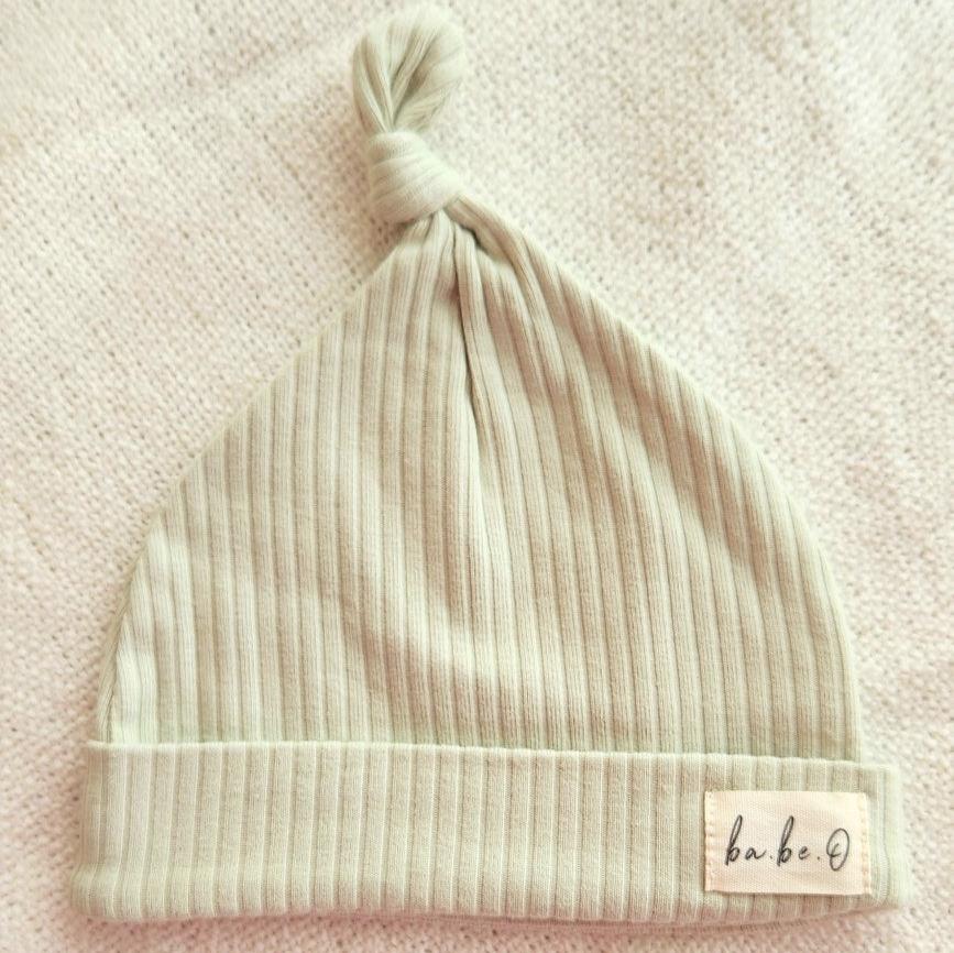 Knotted Cap - Light Sage