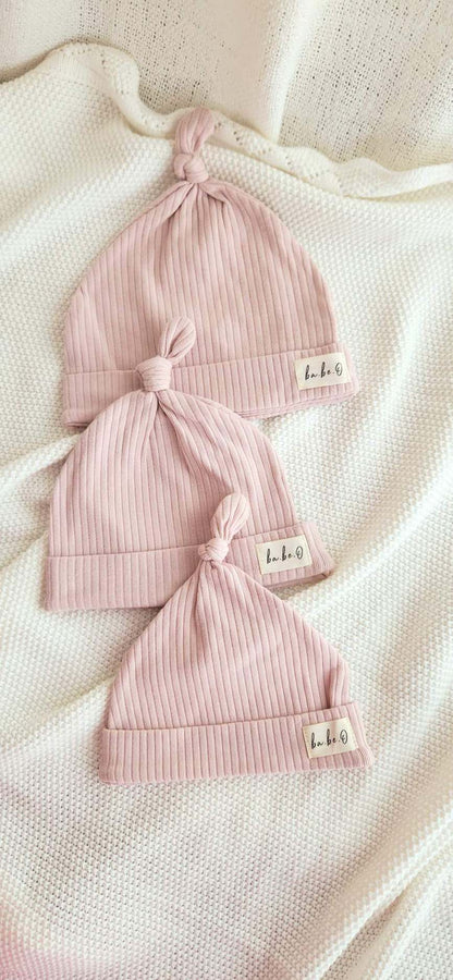 Knotted Cap - Blush