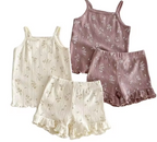 Pointelle Print Short Set