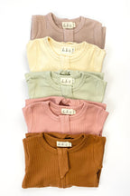 Organic Cotton Baby Sleeper‚ Rust | ba.be.O